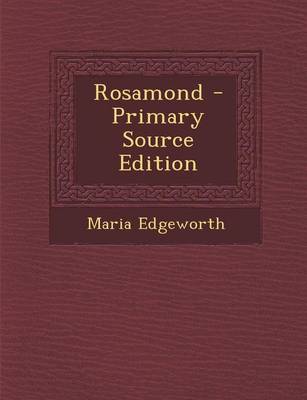Book cover for Rosamond - Primary Source Edition