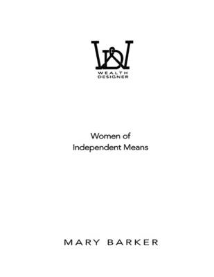 Book cover for Women of Independent Means