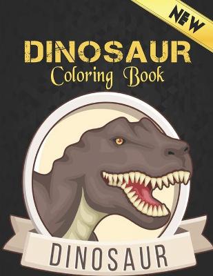 Book cover for Dinosaur New Coloring Book