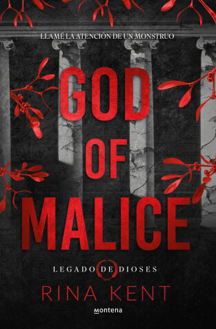 Book cover for God of Malice: Un dark romance universitario / God of Malice: A Dark College Romance