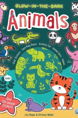 Cover of Glow-in-the-Dark Animals Sticker Activity