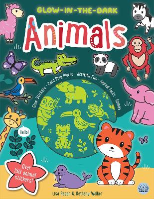 Cover of Glow-in-the-Dark Animals Sticker Activity