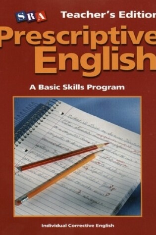 Cover of Prescriptive English, Teacher Edition Book D