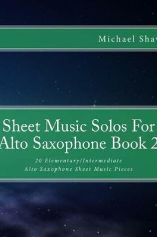 Cover of Sheet Music Solos For Alto Saxophone Book 2