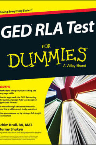 Cover of GED RLA For Dummies