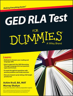 Book cover for GED RLA For Dummies