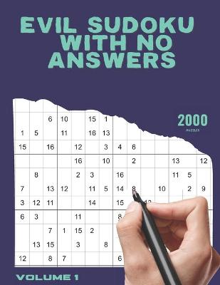 Book cover for Evil Sudoku with no answers