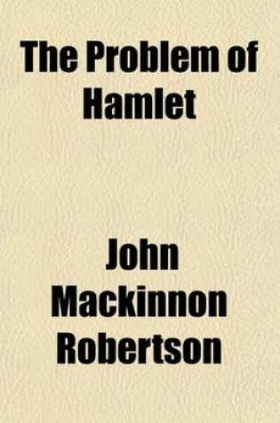 Cover of The Problem of Hamlet.