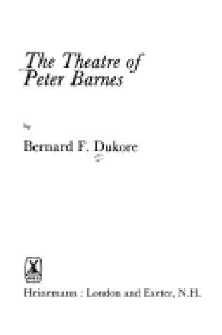 Cover of The Theatre of Peter Barnes