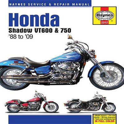 Book cover for Honda Shadow VT600 & VT750 Automotive Repair Manual