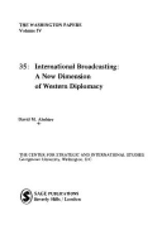 Cover of International Broadcasting