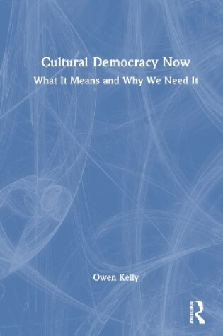 Cover of Cultural Democracy Now