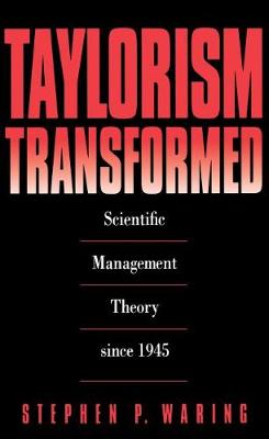 Book cover for Taylorism Transformed