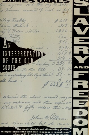 Cover of Slavery and Freedom