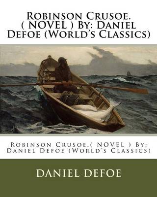 Book cover for Robinson Crusoe.( NOVEL ) By