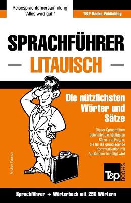 Book cover for Sprachfuhrer Deutsch-Litauisch und Mini-Woerterbuch mit 250 Woertern