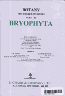 Book cover for Botany for Degree Students: Bryophyta