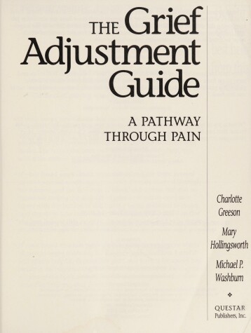 Book cover for The Grief Adjustment Guide