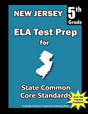 Book cover for New Jersey 5th Grade ELA Test Prep