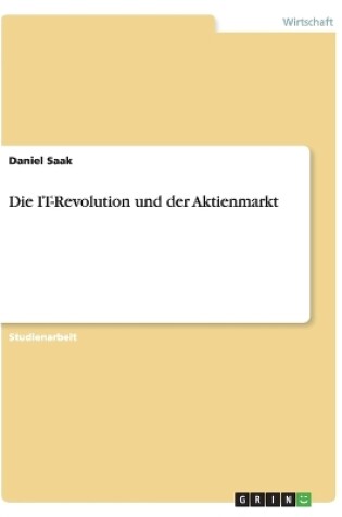 Cover of Die IT-Revolution und der Aktienmarkt
