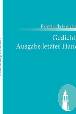 Cover of Gedichte Ausgabe letzter Hand