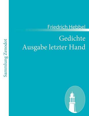 Book cover for Gedichte Ausgabe letzter Hand