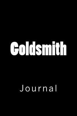 Book cover for Goldsmith