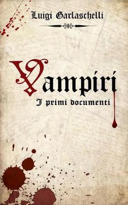 Book cover for Vampiri. I primi documenti