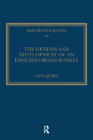 Cover of The Genesis and Development of an English Organ Sonata