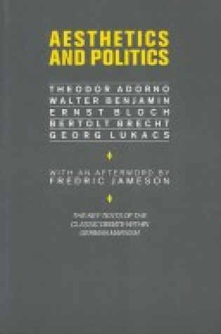 Cover of Aesthetics and Politics