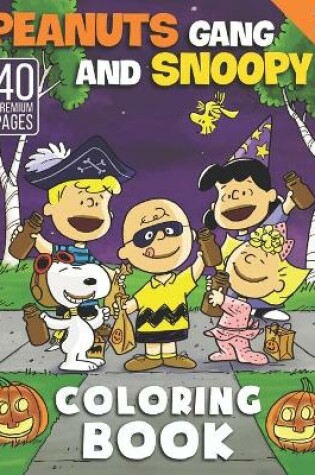 Cover of Peanuts Gang And Snoopy Coloring Book Vol1
