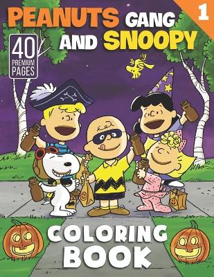 Book cover for Peanuts Gang And Snoopy Coloring Book Vol1