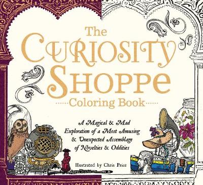 Book cover for The Curiosity Shoppe Coloring Book