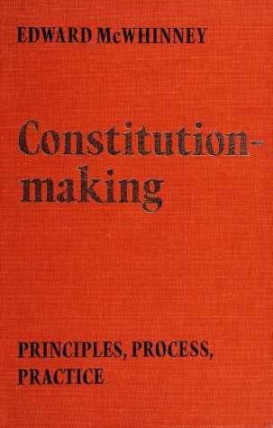 Book cover for Constitution-making