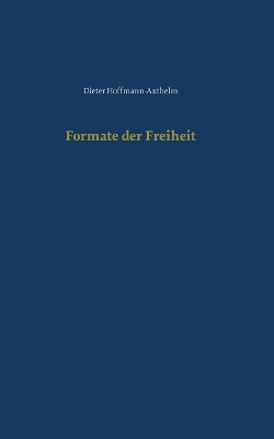Book cover for Formate der Freiheit