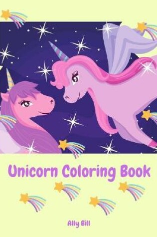 Cover of Unicorn Coloring Book