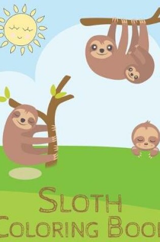 Cover of Sloth coloring book