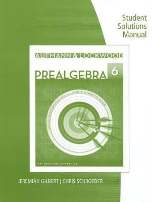 Book cover for Student Solutions Manual for Aufmann/Lockwood's Prealgebra: An Applied  Approach