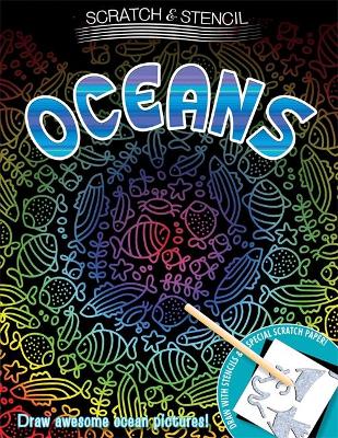 Book cover for Scratch & Stencil: Oceans