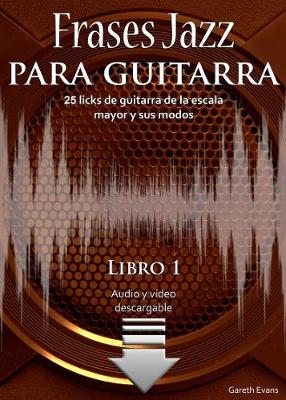 Book cover for Frases Jazz para guitarra