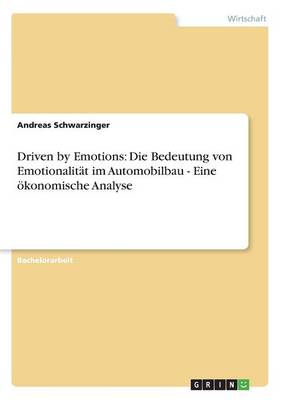 Book cover for Driven by Emotions