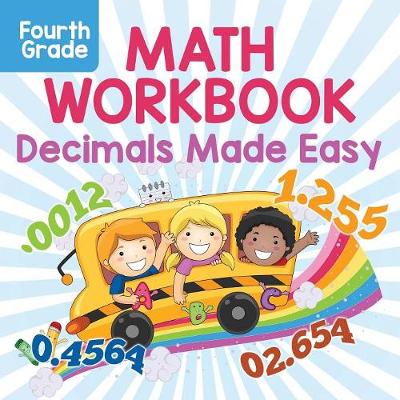Book cover for Fourth Grade Math Workbook