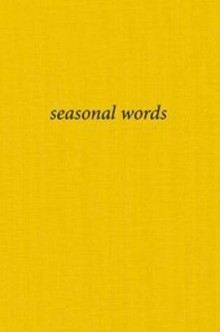Cover of seasonal words