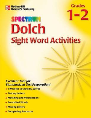 Book cover for Spectrum Dolch Sight Word Activities, Volume 2