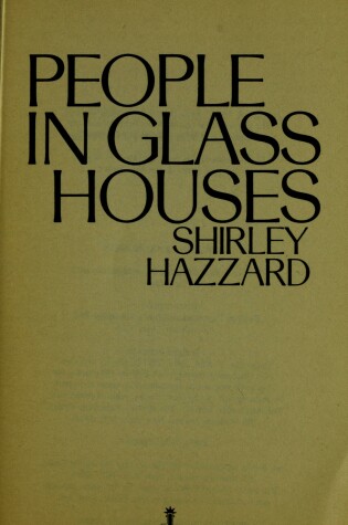 Cover of People in Glass House
