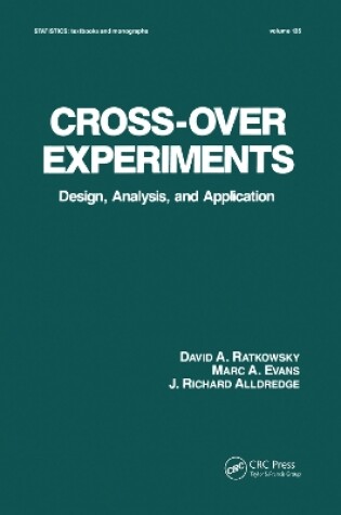 Cover of Cross-Over Experiments