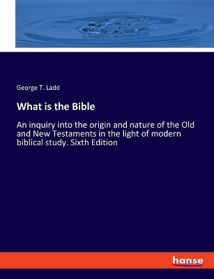 Book cover for What is the Bible