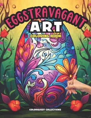 Book cover for Eggstravagant Art Coloring Book