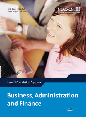 Book cover for Edexcel Diploma Level 1 Foundation Diploma Business Administration and Finance Student Book