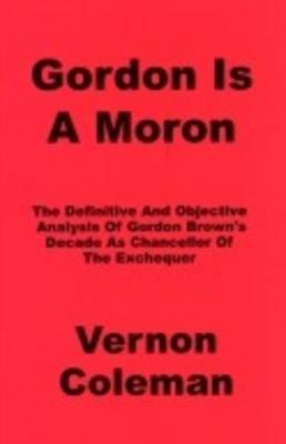 Book cover for Gordon is a Moron